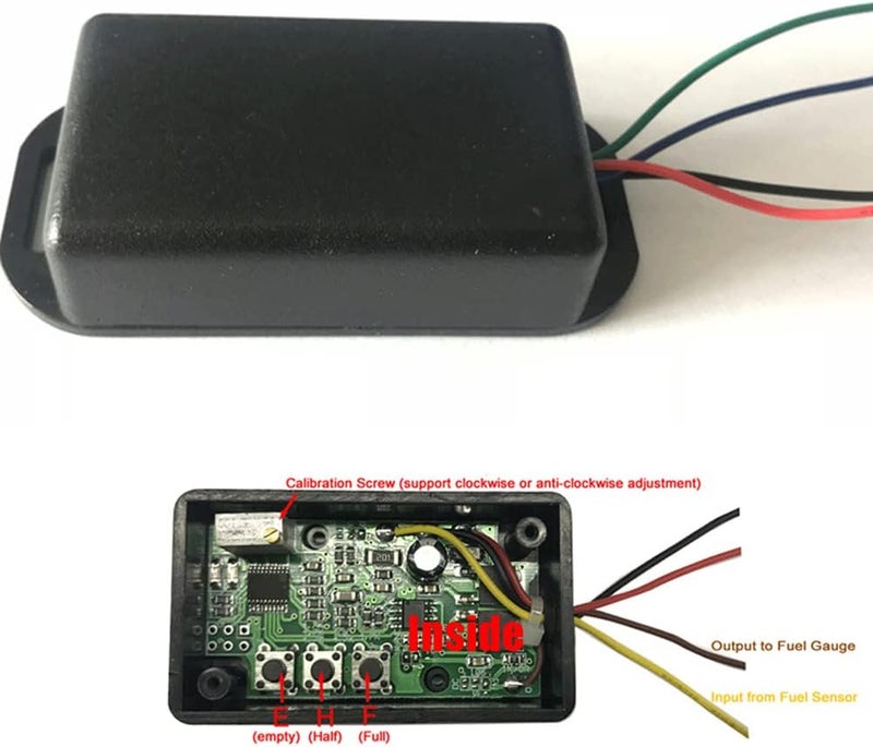 vanki 1Pcs Ohm Signal Invertor Ohm Range Converter Fuel Sender to Gauge Linking Module - Image 3